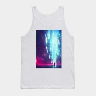 Lost in the metavers | Cyberpunk Tank Top